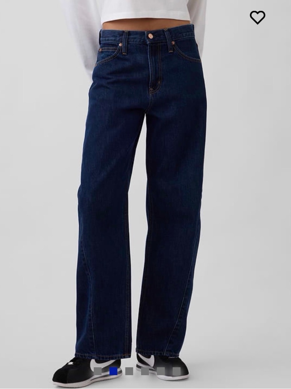 Gap high rise barrel Jean
